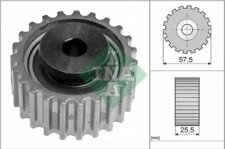 Ролик направляючий INA 532038720