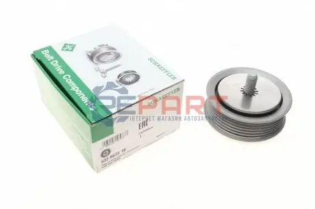 Ролик поліклинового ременя AUDI A1 SEAT ALHAMBRA, IBIZA IV, IBIZA IV SC, IBIZA IV ST SKODA FABIA II VW BEETLE, EOS, GOLF PLUS V, GOLF V, GOLF VI, JETTA III, JETTA IV 1.4-2.0D 11.05-07.18 INA 532057210