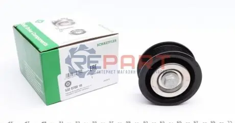 Ролик поліклинового ременя CHEVROLET MALIBU OPEL ASTRA J, ASTRA J GTC, CASCADA, INSIGNIA A, INSIGNIA A COUNTRY, ZAFIRA C SAAB 9-5 1.4/2.0D 07.08 INA 532070010 Купити в Україні