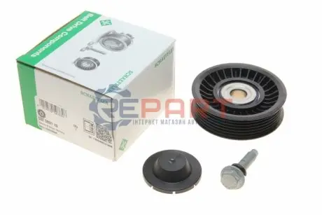 Ролик поліклинового ременя JAGUAR E-PACE, F-PACE, F-TYPE, XE, XF II, XF SPORTBRAKE, XJ LAND ROVER RANGE ROVER EVOQUE, RANGE ROVER SPORT II, RANGE ROVER VELAR 2.0 05.12 INA 532 0891 10 Купити в Україні