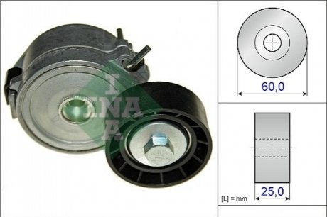 Натяжитель ремня генератора, 1.6 16V INA 534044710