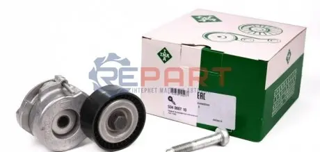 Натягувач поліклинового ременя ALFA ROMEO MITO CHEVROLET AVEO FIAT 500, 500 C, 500L, 500X, DOBLO, FIORINO, GRANDE PUNTO, IDEA, LINEA, PALIO, PANDA, PUNTO, PUNTO EVO, QUBO, SIENA 1.2/1.3D 06.03 INA 534060710 Купити в Україні