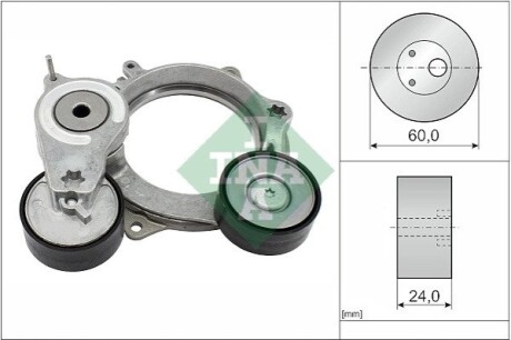 Натяжник ремня генератора Audi A6/A7/A8/Q7/Q8 3.0 TDI 17- INA 534 0718 10