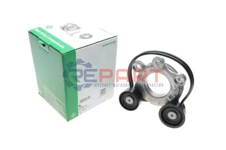 Натягувач поліклинового ременя JAGUAR E-PACE, F-PACE LAND ROVER DEFENDER, DISCOVERY SPORT, DISCOVERY V, RANGE ROVER EVOQUE, RANGE ROVER IV, RANGE ROVER SPORT II 1.5H-3.0H 12.18 INA 534 0827 10 Купити в Україні