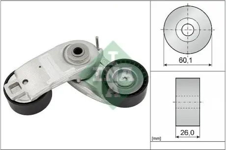 Натягуючий ролик ременя ГРМ FORD FIESTA VII, FOCUS IV, PUMA 1.0/1.0H 09.19 INA 534 0937 10 Купити в Україні