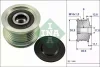 Шків генератора AUDI A3, A4 B5, A4 B6, A4 B7, A6 C5, A6 C6, TT SEAT ALHAMBRA, ALTEA, ALTEA XL, EXEO, EXEO ST, LEON, TOLEDO III SKODA OCTAVIA II, SUPERB II, YETI 1.6/1.8/2.0 07.00-07.19 INA (535004110) зображення 2