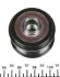 Фото Шків генератора VOLVO C30, S40 II, V50 FORD B-MAX, C-MAX II, ECOSPORT, FIESTA VI, FIESTA VII, FOCUS II, FOCUS III, GRAND C-MAX, KUGA II, TOURNEO CONNECT V408 NADWOZIE WIELKO 1.4D-2.0D 04.05 INA (535023610) зображення 2