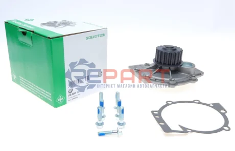 Насос охолоджуючої рідини, з ущільненням VOLVO 850, 960, 960 II, C30, C70 I, C70 II, S40 I, S40 II, S60 I, S70, S80 I, S80 II, V40, V50, V70 I, V70 II, V70 III, XC60 I, XC70 I 1.4-2.9 08.90 INA 538004310 Купити в Україні