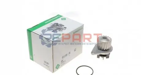 Насос охолоджуючої рідини, з ущільненням CITROEN C2, C3 I, C4, C4 I PEUGEOT 1007, 206, 207, 307 1.4 10.03 INA 538006810 Купити в Україні
