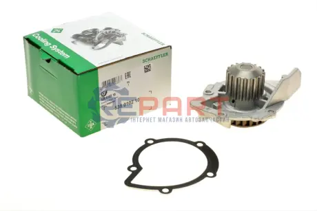 Насос охолоджуючої рідини, з ущільненням DS DS 5 CITROEN C4 GRAND PICASSO I, C4 II, C4 PICASSO I, C5 III, C8, DS4, DS5, JUMPY II FIAT SCUDO FORD C-MAX II, FOCUS III 2.0D/2.0DH 03.06 INA 538010210 Купити в Україні