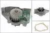 Фото Насос охолоджуючої рідини, з ущільненням CITROEN BERLINGO, BX, EVASION, XANTIA, XSARA, ZX FIAT 126, CINQUECENTO, ULYSSE PEUGEOT 205 I, 205 II, 306, 309 I, 309 II, 405 I 0.7-1.9 10.82-10.04 INA (538010310) зображення 2