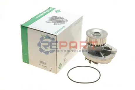 Насос охолоджуючої рідини, з ущільненням BUICK SKYLARK CADILLAC BLS CHEVROLET ALERO, ASTRA, CAPTIVA, CAVALIER, EPICA, EVANDA, LACETTI, MALIBU, NUBIRA, REZZO, VECTRA, ZAFIRA 1.7D-2.4LPG 12.87 INA 538013110 Купити в Україні