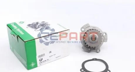 Фото Помпа води Lada 110-112 1.5/Самара 2108-2115 1.3-1.5 90-06, z=21 INA (538014610) зображення 1