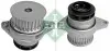 Фото Насос охолоджуючої рідини, з ущільненням SEAT CORDOBA, IBIZA II, LEON SKODA ROOMSTER VW POLO III 1.0/1.4/1.6 04.96-05.15 INA (538 0341 10) зображення 1