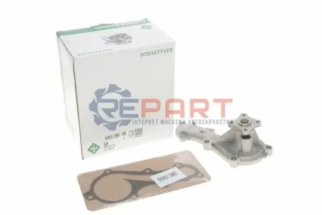 Насос охолоджуючої рідини, з ущільненням NISSAN ALMERA CLASSIC, ALMERA II, ALMERA TINO, PRIMERA 1.5-2.2D 06.96 INA 538051610 Купити в Україні