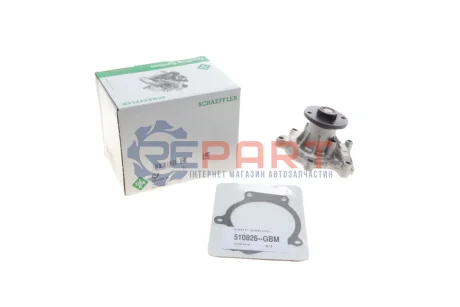 Насос охолоджуючої рідини, з ущільненням DAIHATSU TERIOS TOYOTA COROLLA, YARIS 1.0/1.3 04.99-11.10 INA 538 0558 10 Купити в Україні