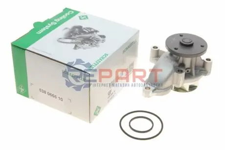 Насос охолоджуючої рідини, з ущільненням HYUNDAI ACCENT III, ACCENT IV, ELANTRA IV, ELANTRA V, ELANTRA VI, GETZ, I10 I, I20 ACTIVE, I20 I, I20 II, I30, I40 I, I40 I CW, IX20 1.1D-1.7D 12.04 INA 538 0666 10 Купити в Україні