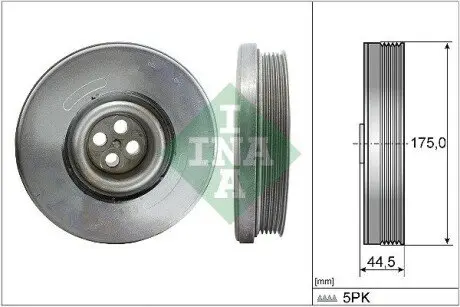 Шків колінвалу MB Sprinter (W907/W910) 2.2 CDI (OM651) 18 INA 544 0604 10 Купити в Україні