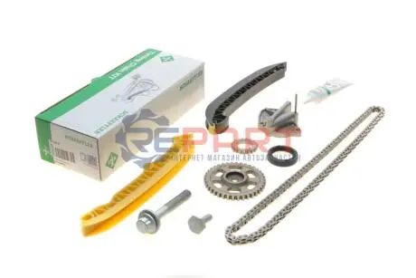 Комплект ланцюга ГРМ Skoda Fabia 1.2 06-14, (ланцюг IWIS) INA 559 1006 40