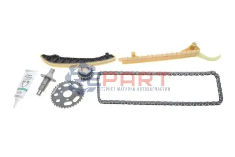 Фото Комплект ланцюга ГРМ MB A-class (W168) 1.4-2.1 (M166) 97-05 (ланцюг + елементи) INA (559 1823 30) зображення 1