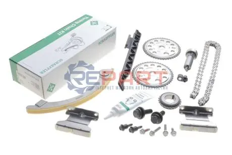 Комплект ГРМ (ланцюг + шестерня) FIAT CROMA OPEL ASTRA G, SPEEDSTER, VECTRA B, VECTRA C, VECTRA C GTS, ZAFIRA A 2.2 06.00-12.10 INA 559 1849 41 Купити в Україні