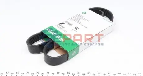 Фото 1 — Ремінь генератора Fiat Ducato 2.5D/TD (PS) INA (FB6PK1010) Фото Ремінь генератора Fiat Ducato 2.5D/TD (PS) INA (FB6PK1010) зображення 1