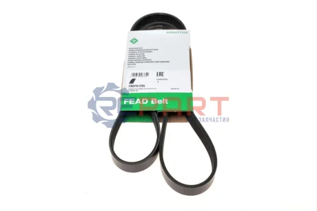 Ремінь генератора VW Golf 2.3 97-00/Kia Sportage III 2.0 14-/Hyundai Elantra V-VI 1.8/2.0 10- INA FB6PK1285 Купити в Україні