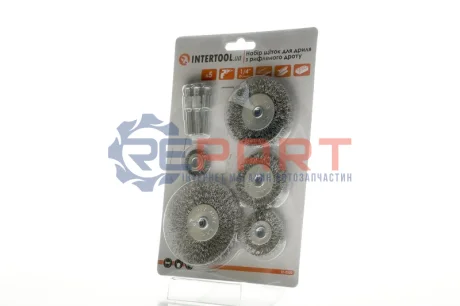 Набір дротяних щіток для дриля 5шт, 1/4(про-во INTERTOOL) Intertool BT0500