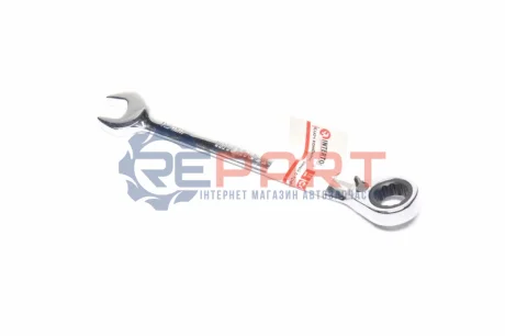 Ключ комбінований з тріскачкою, реверс, 15мм Cr-V; PROF DIN3113(INTERTOOL) Intertool XT-1315 Купити в Україні