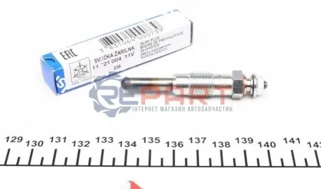 Свеча накала MB OM601-603 89- (11.5V) (M12x1.25) (с гайкой) ISKRA 11721004 Купить в Украине