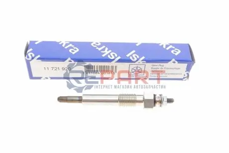 Фото Свічка розжарювання Opel Combo 1.7D 94-01 ISKRA (11721920) зображення 1