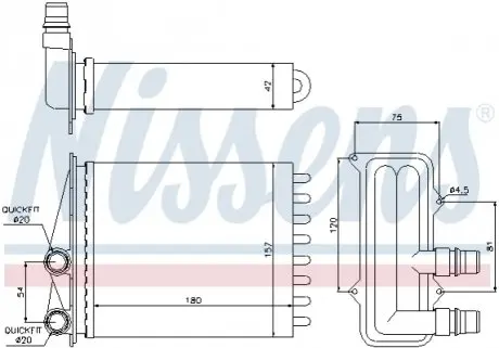 Форсунка омивача скла DAILY I, DAILY II 01.78-05.99 IVECO 4432041