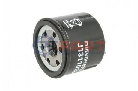 Масляний фільтр AIXAM CITY, CROSSLINE, D-TRUCK DACIA LOGAN, LOGAN II, LOGAN MCV II, SANDERO, SANDERO II NISSAN KUBISTAR RENAULT CLIO I, CLIO II, CLIO III, CLIO IV, KANGOO 0.4D-1.2LPG 01.96 JAKOPARTS J1311028