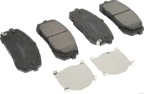 Комплект гальмівних колодок передн, HYUNDAI KONA, SONATA VIII, TUCSON KIA EV3, EV4, NIRO II, SPORTAGE V 1.6-Electric 01.20 JAKOPARTS J3600573