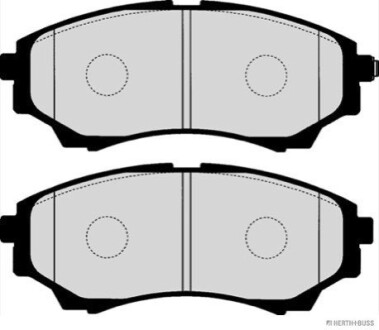 Колодки гальмівні дискові передні Ford RANGER -12, Mazda BT-50 Пикап -15 JAKOPARTS J3603068