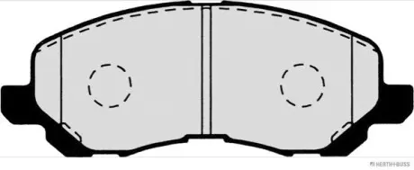 Комплект гальмівних колодок передн, CHRYSLER 200, SEBRING CITROEN C4 AIRCROSS DAIHATSU TERIOS DODGE AVENGER, CALIBER JEEP COMPASS, PATRIOT LANCIA FLAVIA MAZDA CX-7 1.3-3.6 10.86 JAKOPARTS J3605046 Купити в Україні