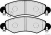 Гальмівні колодки, дискове гальмо (набір) JAKOPARTS J3608027 (фото 2)