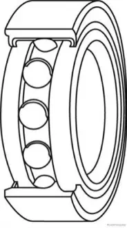 Комплект підшипника колеса передн SUBARU JUSTY III SUZUKI IGNIS I, IGNIS II, LIANA, SWIFT III 1.3-1.6 07.01 JAKOPARTS J4708015 Купити в Україні