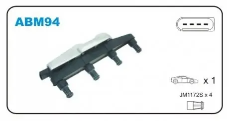 Катушка зажигания Janmor ABM94