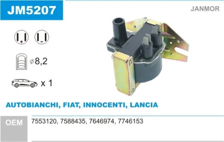 Котушка запалення Janmor JM5207
