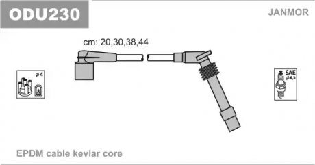 Провода в/в Opel Janmor ODU230