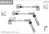 К-кт високовольтних кабелів Opel Vectra 1.6/1.8/2.0 88- - Janmor ODU231 (1282121, 1282122, 1282123)