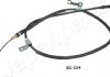 JAPANPARTS MAZDA трос ручного гальма задн. лів. 323 -04 BC-354