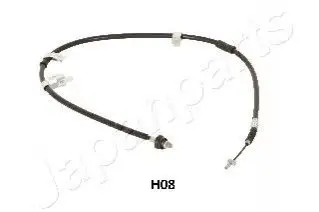 HYUNDAI трос ручн.гальма лів.Coupe 02 JAPANPARTS BCH08