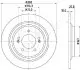 HYUNDAI Диск тормозной GRANDEUR (IG) 3.0 GDI 16 JAPANPARTS (DP-H26C) изображение 2