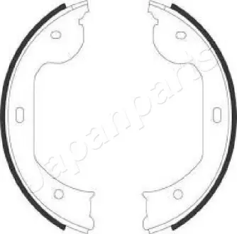 Колодки ручника VW T5 03- (185x30) JAPANPARTS GF0104AF Купити в Україні