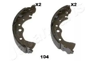 Гальмівні колодки (набір) JAPANPARTS GF104AF Купити в Україні