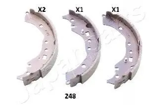 TOYOTA щоки гальм. задні Yaris 11-, Verso 10-, IQ JAPANPARTS GF-248AF Купити в Україні
