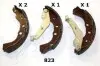 Фото SUZUKI щоки задн. гальм. Swift 94 JAPANPARTS (GF-823AF) зображення 1