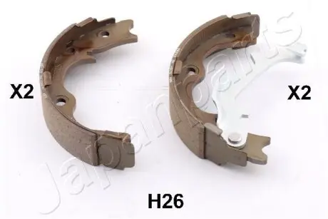 Колодки ручного гальма HYUNDAI TUCSON 11/10 - 12/13,IX35 (LM, EL, ELH) 04/10 -12/13,KIA SPORTAGE (SL) 02/11 JAPANPARTS GF-H26AF